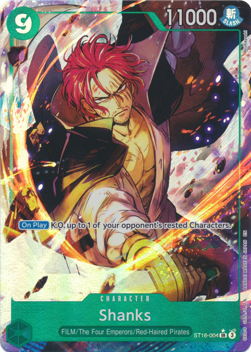Shanks - ST16-004 (Alternate Art)