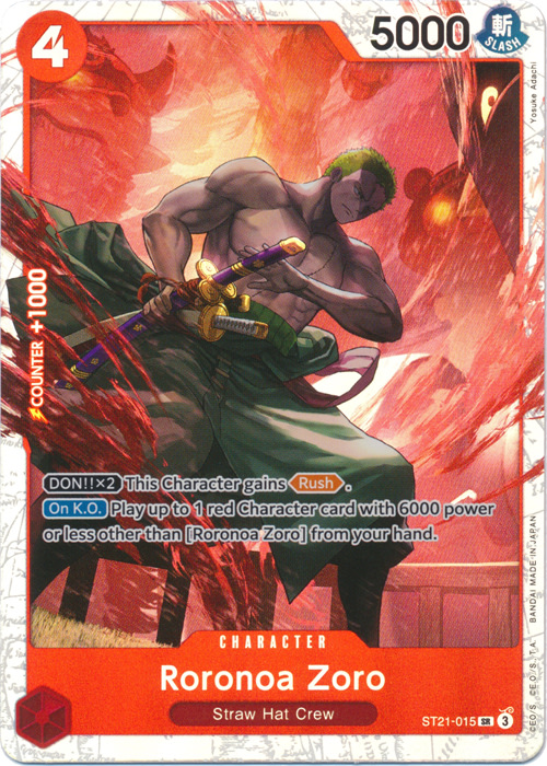 Roronoa Zoro - ST21-015 (Luffy Deck)